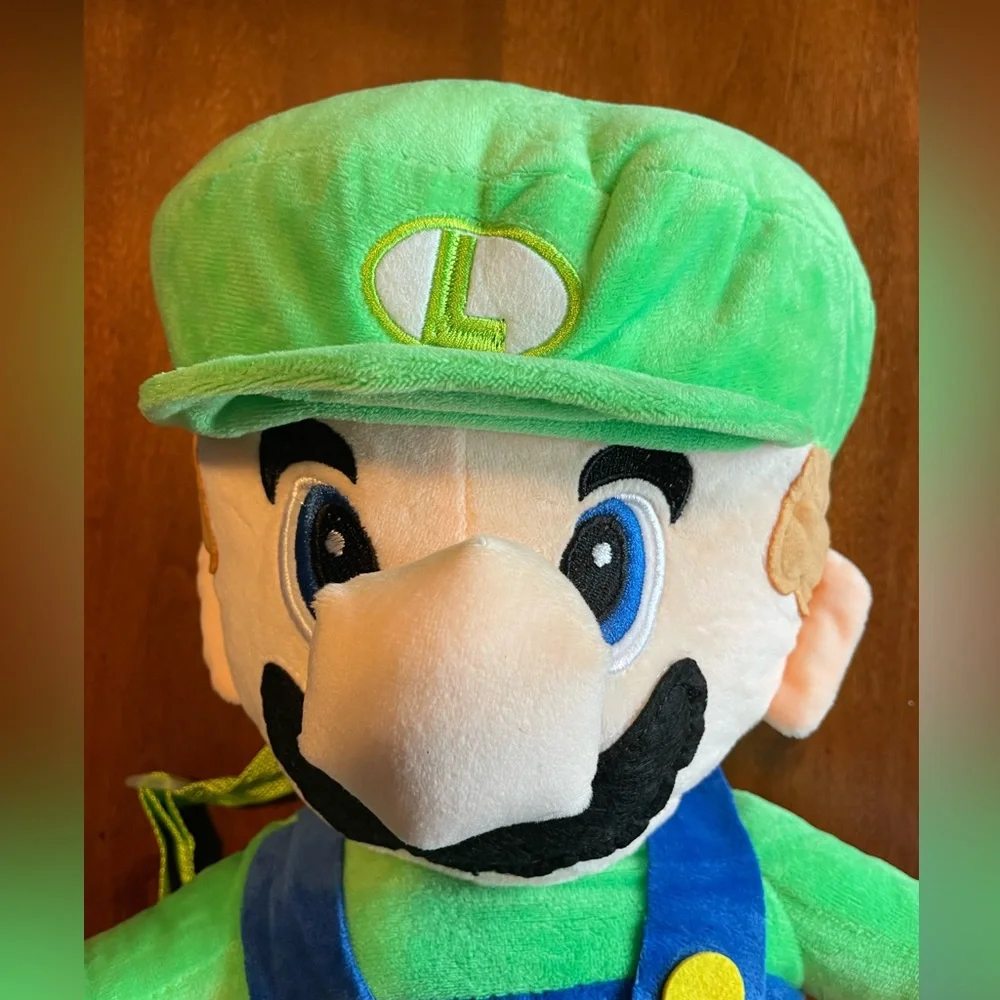 Backpack. Kids Plush Luigi. NWT - Picture 8 of 8